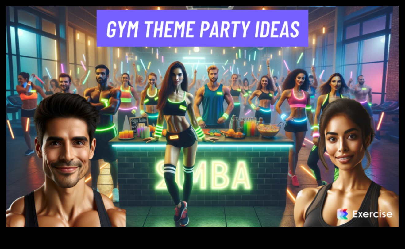 مهرجان اللياقة البدنية: معدات التمرين للاحتفال بعيد ميلاد نشط