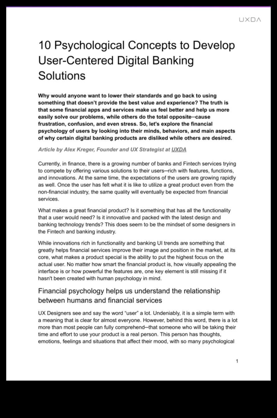 التصميم للتمويل الرقمي: سيكولوجية التكنولوجيا المالية التي تركز على المستخدم