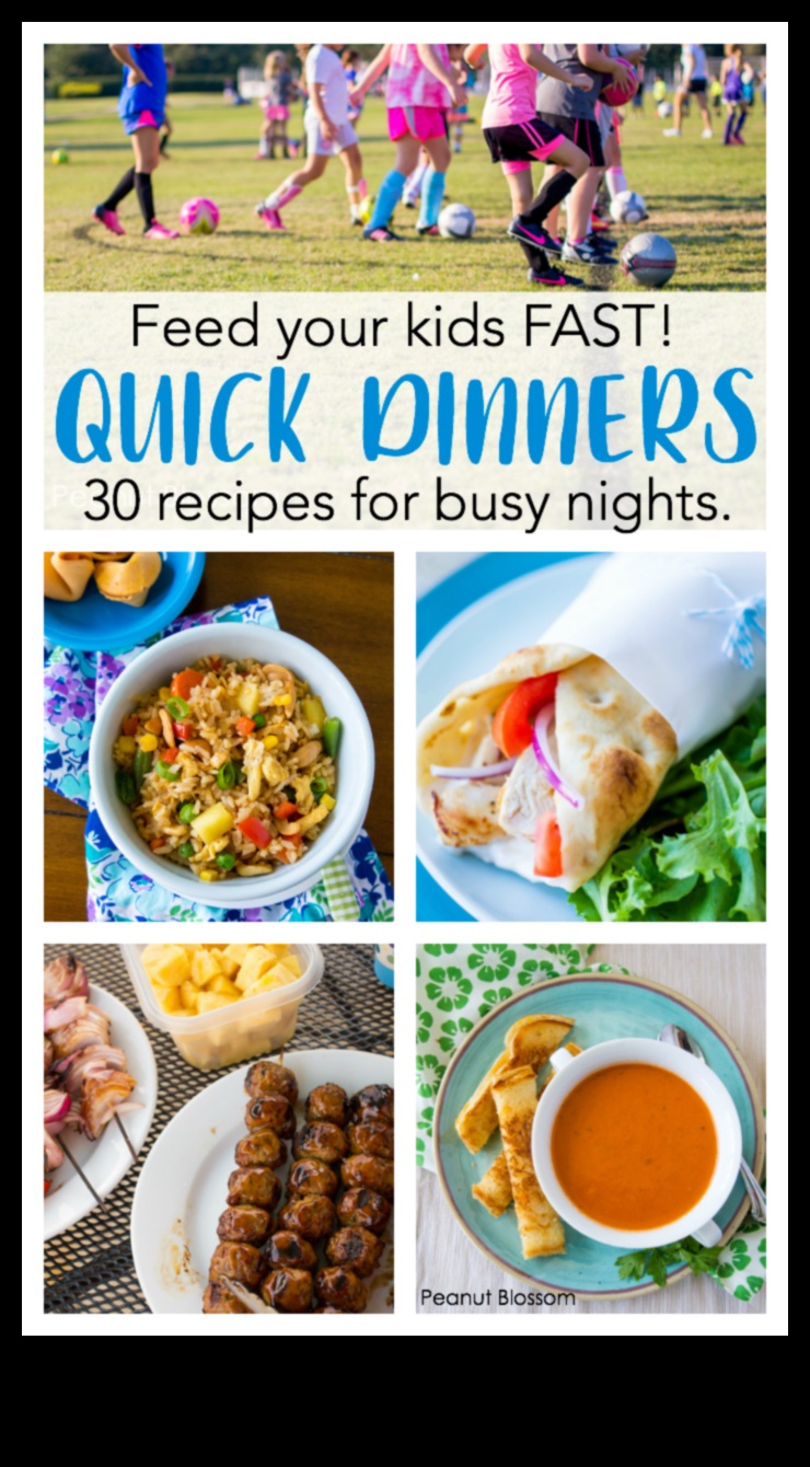 العشاء السريع: وصفات سريعة للوجبات أثناء التنقل