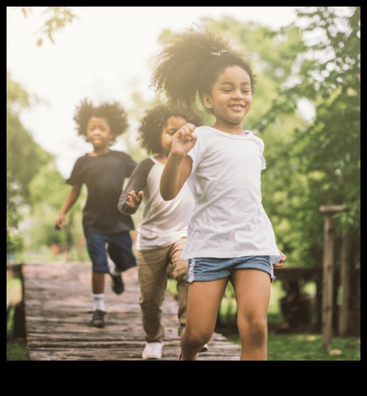 قوة الملعب: تسخير الطاقة من خلال تمارين الأطفال في الهواء الطلق