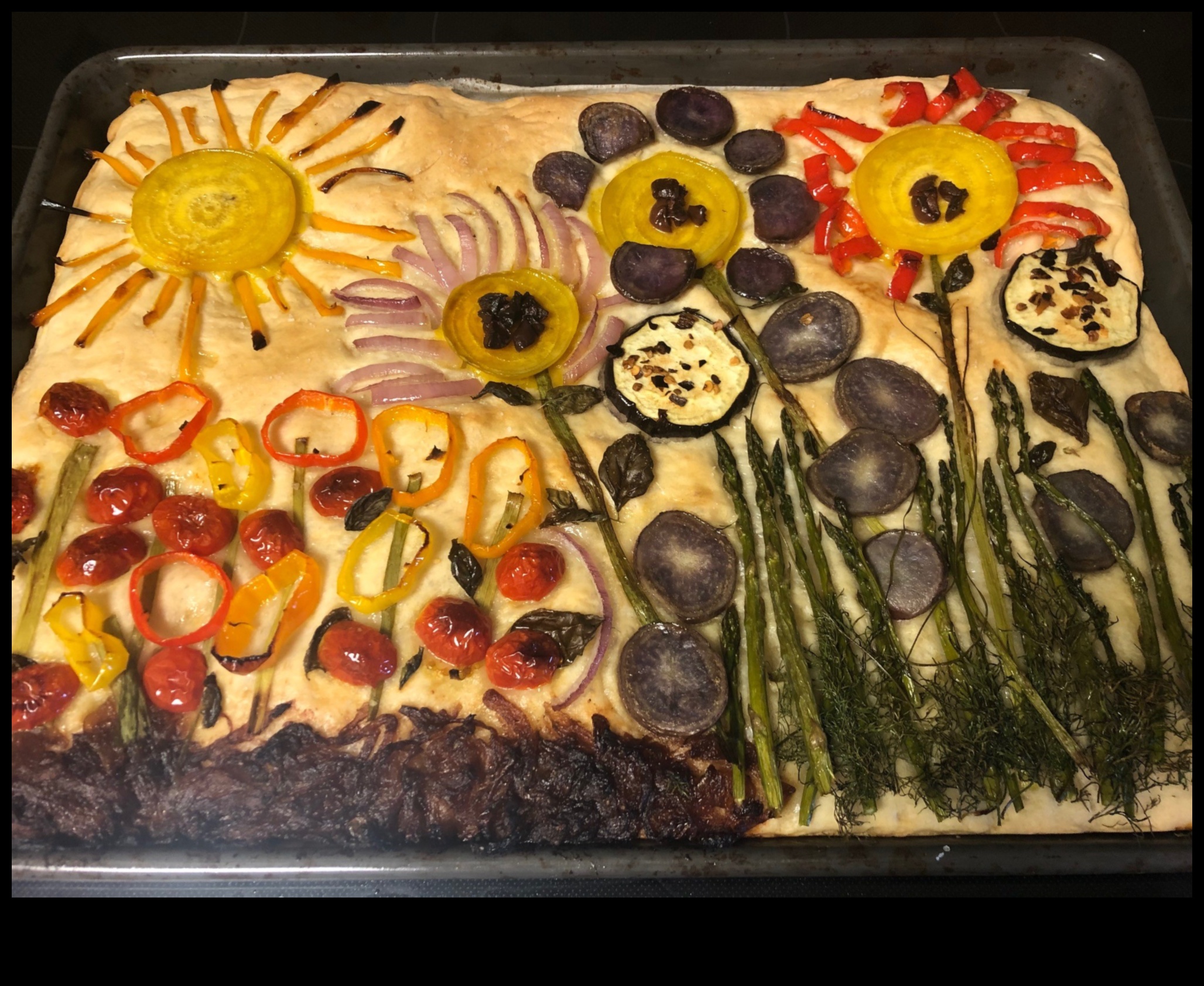 قماش الطهي: النكهات النباتية الفنية المعروضة