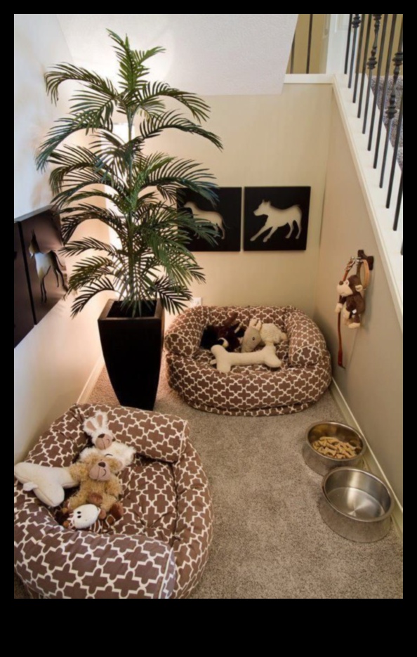 ركن الكلاب الإبداعي: ​​إنشاء مساحة مخصصة لكلبك