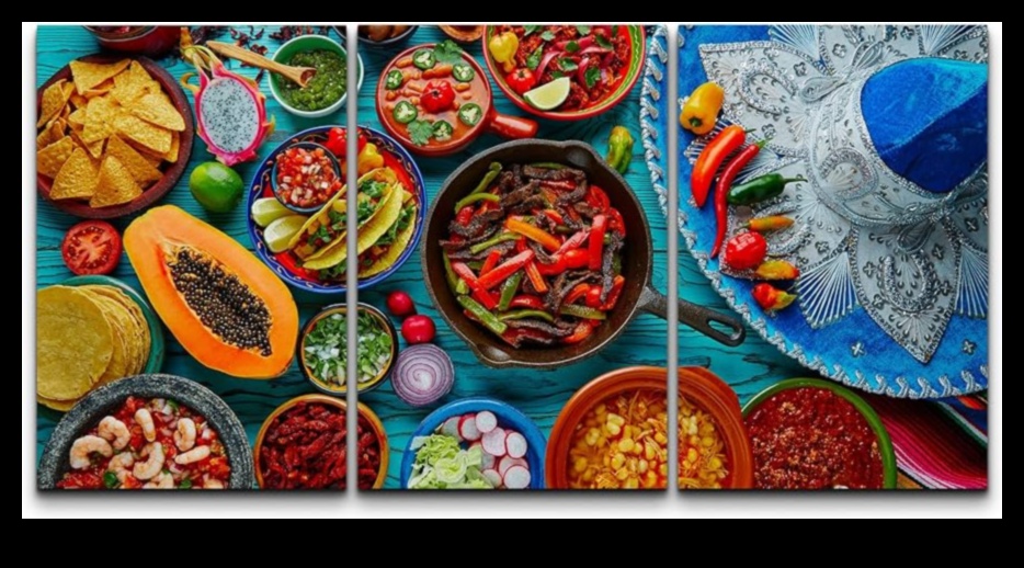 قماش الطهي: النكهات النباتية الفنية المعروضة